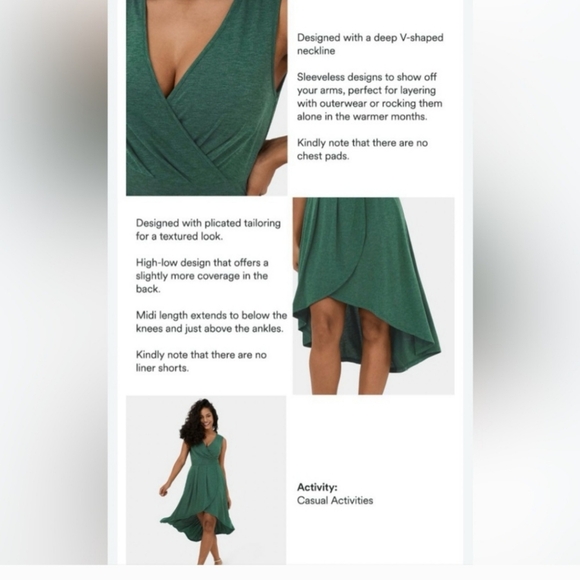 Blue high low halara dress - Picture 5 of 8